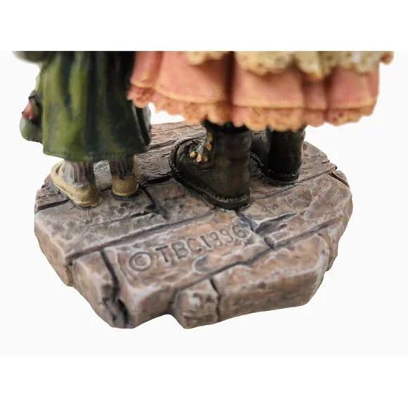 Vintage The Dollstone Collection Yesterdays Child Figurine First Day Of School - Picture 6 of 10